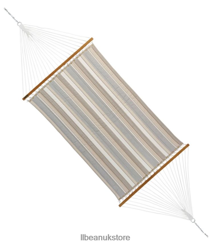 Backyard & Patio L.L.Bean Quilted Sunbrella Hammock Stripe Gray/Sand Multi Unisex 0VRR662917