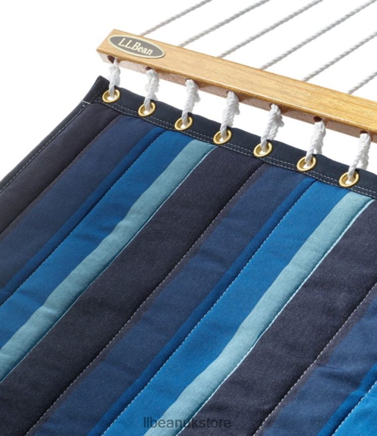 Backyard & Patio L.L.Bean Quilted Sunbrella Hammock Stripe Gray/Sand Multi Unisex 0VRR662917