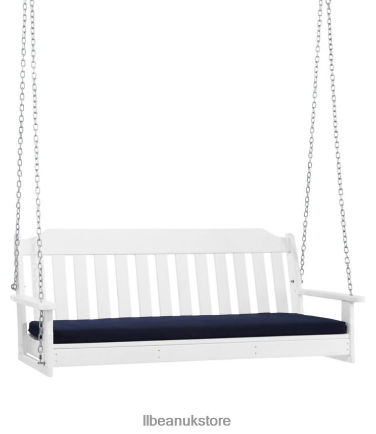 Backyard & Patio L.L.Bean All-Weather 60'' Porch Swing Textured Cushion Navy Unisex 0VRR662772