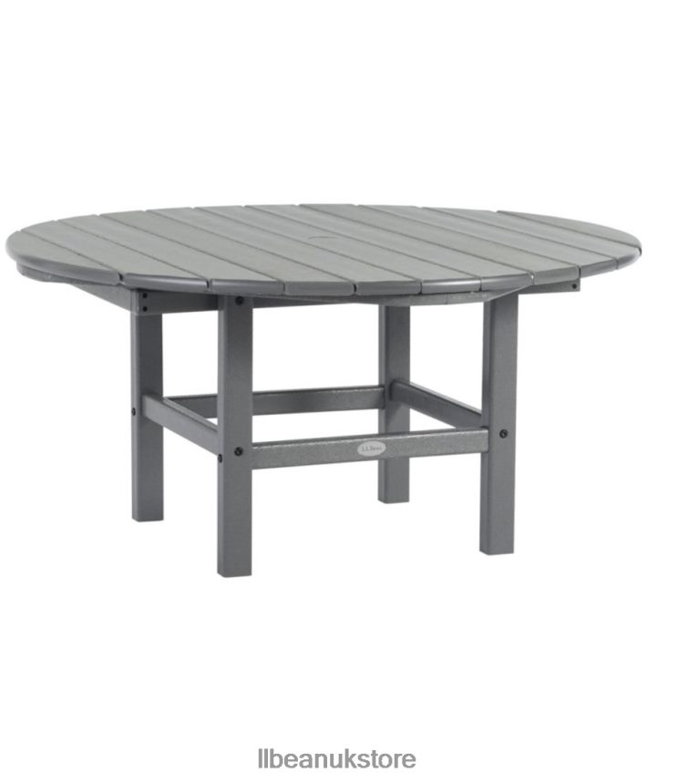 Backyard & Patio L.L.Bean All-Weather Conversation Table Slate Gray Unisex 0VRR665631