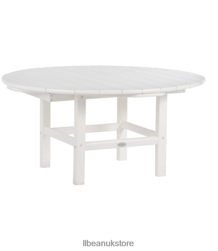 Backyard & Patio L.L.Bean All-Weather Conversation Table White Unisex 0VRR664513