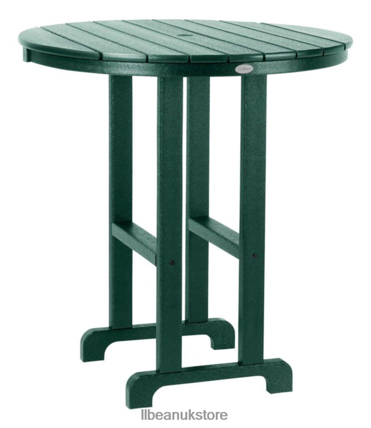 Backyard & Patio L.L.Bean All-Weather Counter-Height Table 36'' Round Green Unisex 0VRR662760