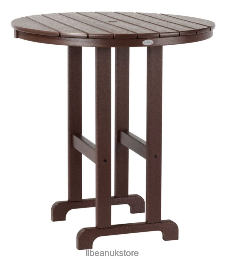 Backyard & Patio L.L.Bean All-Weather Counter-Height Table 36'' Round Mahogany Unisex 0VRR664514