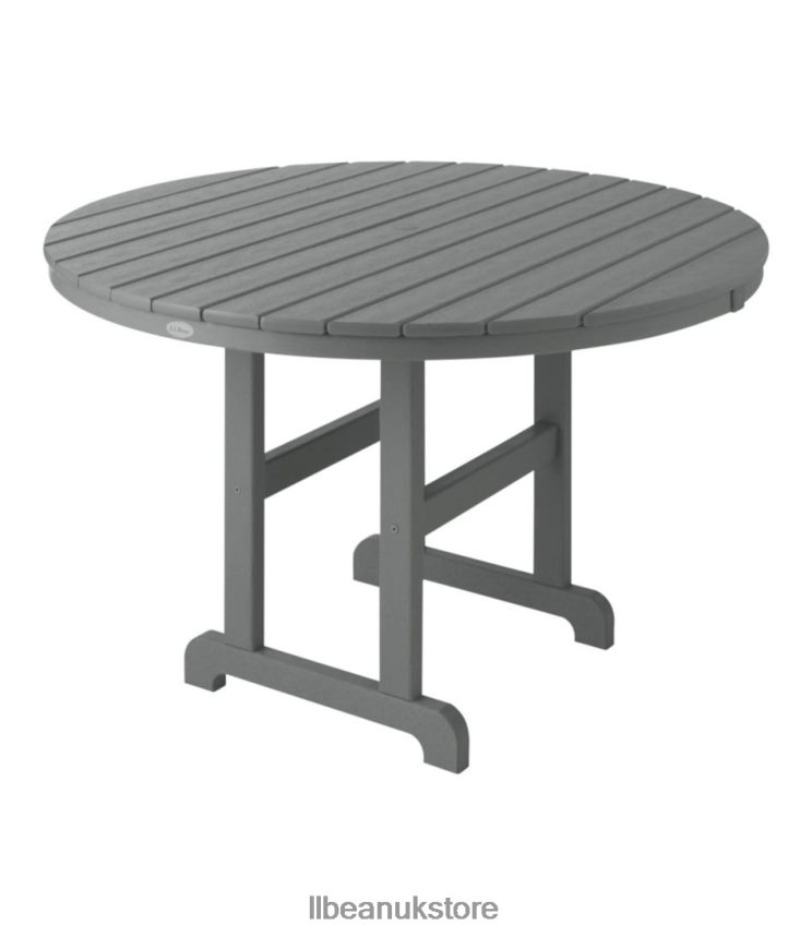 Backyard & Patio L.L.Bean All-Weather Dining Table Slate Gray Unisex 0VRR666370