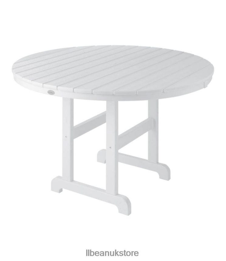 Backyard & Patio L.L.Bean All-Weather Dining Table White Unisex 0VRR665620