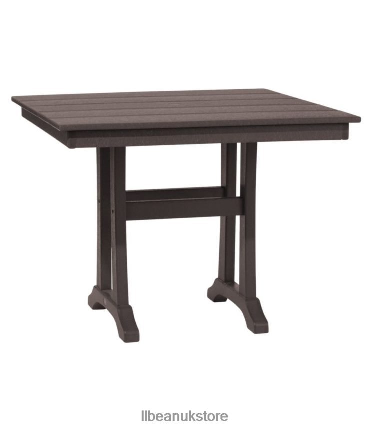 Backyard & Patio L.L.Bean All-Weather Farmhouse Table Square Mahogany Unisex 0VRR664385