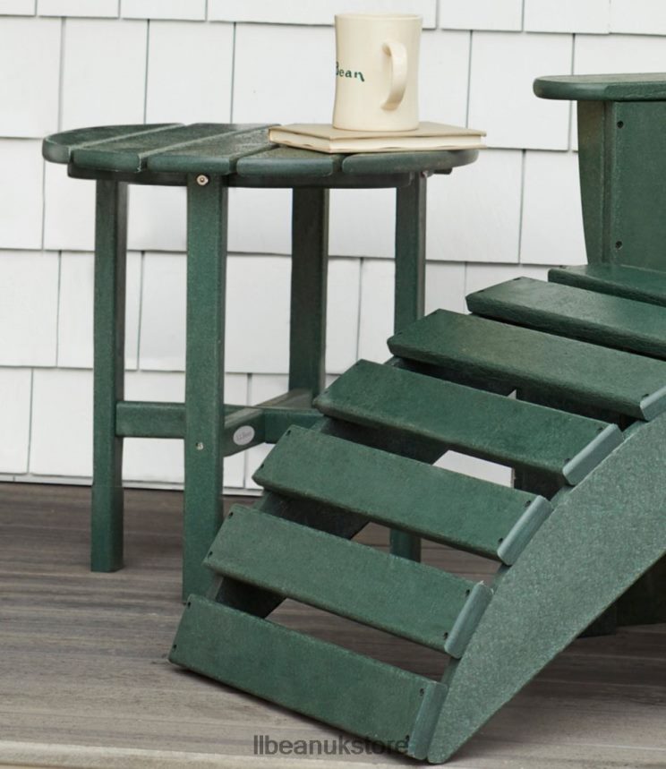 Backyard & Patio L.L.Bean All-Weather Round Side Table White Unisex 0VRR667262