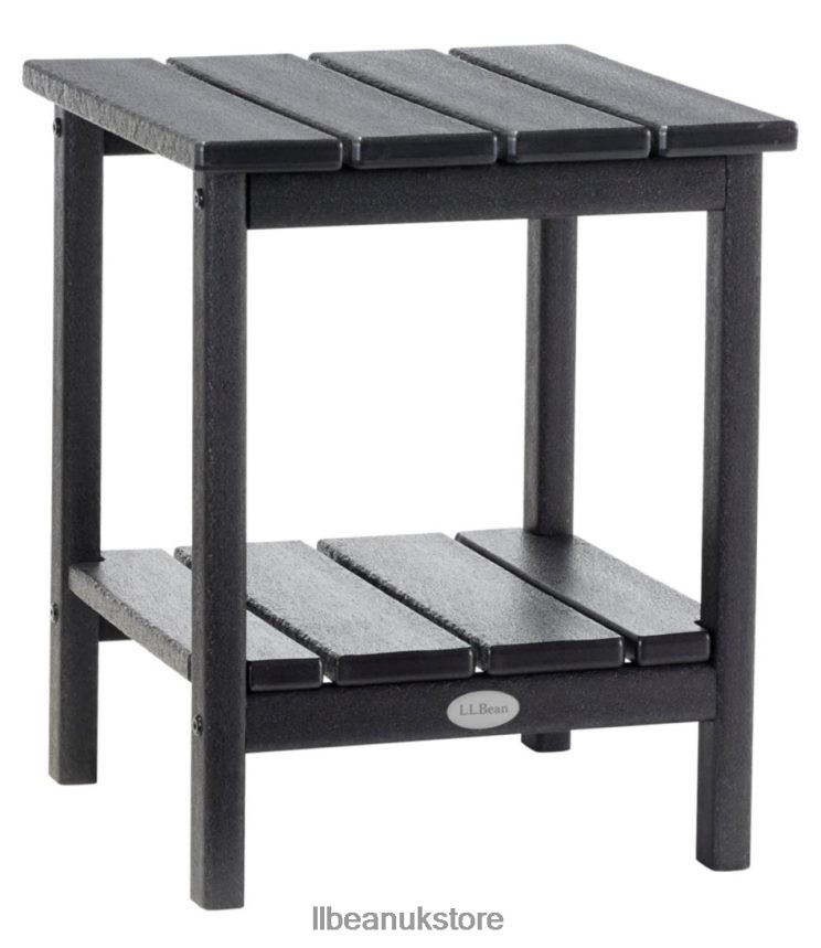 Backyard & Patio L.L.Bean All-Weather Square Side Table Black Unisex 0VRR666300