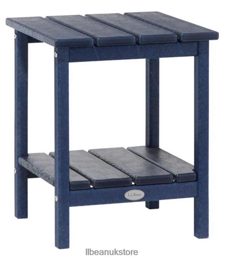 Backyard & Patio L.L.Bean All-Weather Square Side Table Classic Navy Unisex 0VRR662514
