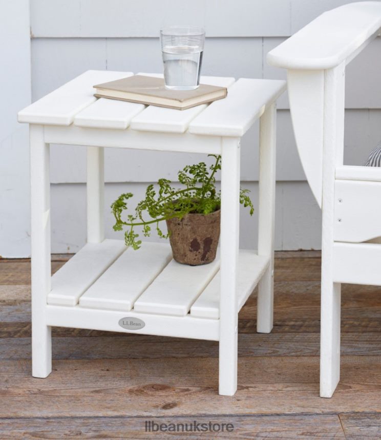 Backyard & Patio L.L.Bean All-Weather Square Side Table Slate Gray Unisex 0VRR667136