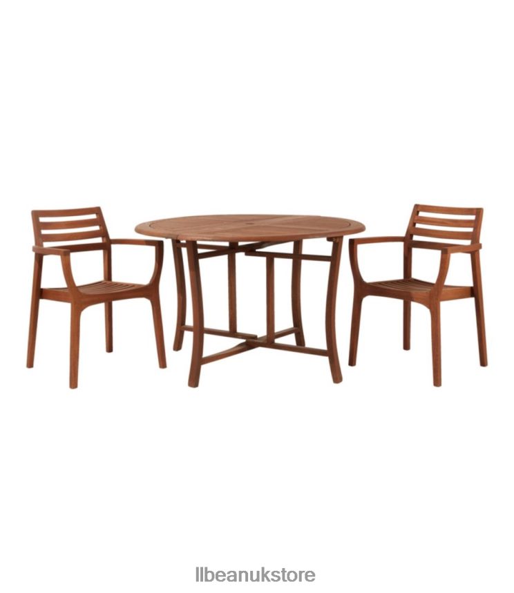 Backyard & Patio L.L.Bean Eucalyptus Folding Table Natural Unisex 0VRR662808