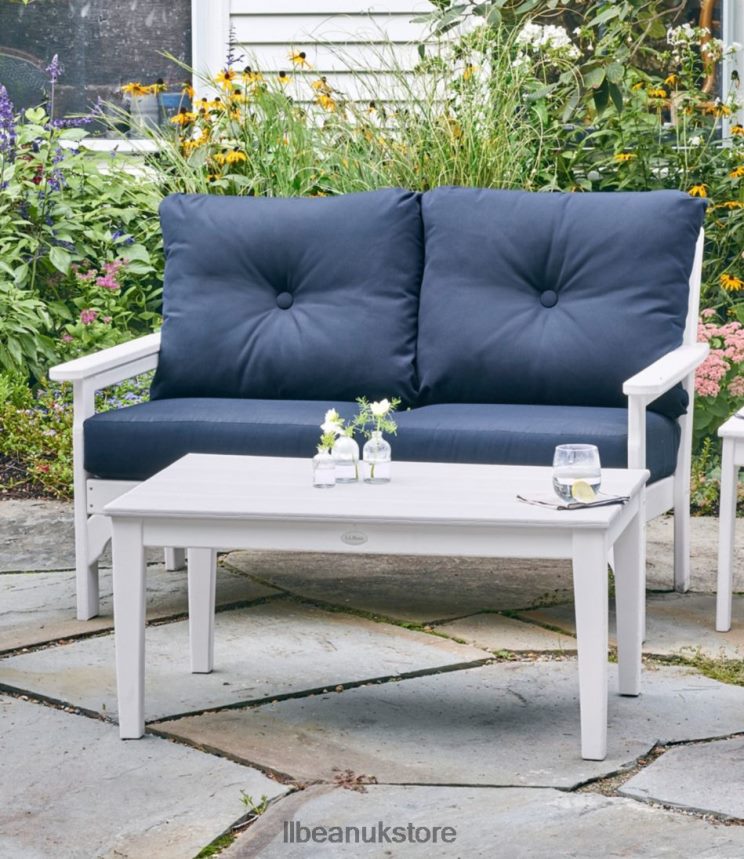 Home Goods L.L.Bean All-Weather Patio Coffee Table Slate Gray Unisex 0VRR664506