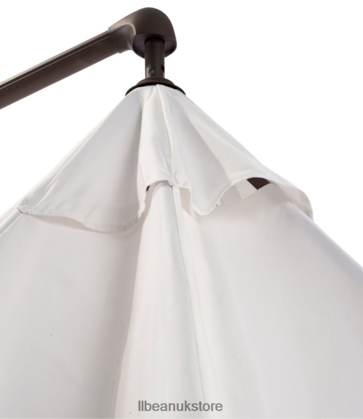 Backyard & Patio L.L.Bean Sunbrella Market Cantilever 10' Octagon Umbrella with Stand Set Hunter Green Unisex 0VRR664522