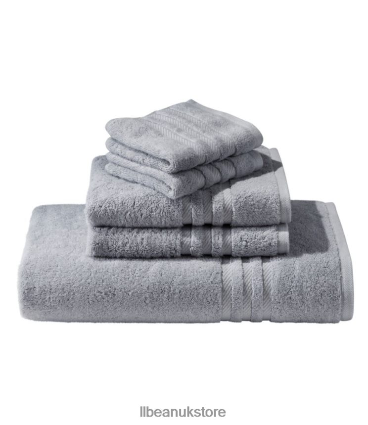 Bath L.L.Bean Organic Cotton Towel Flint Unisex 0VRR666286