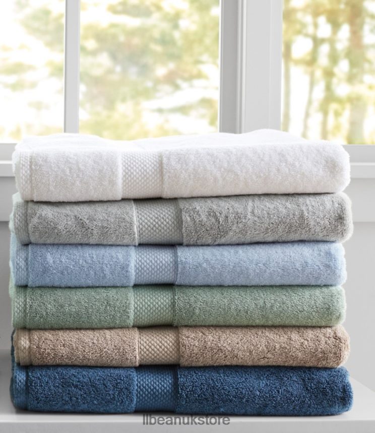 Bath L.L.Bean Premium Cotton Towel Set Sea Sage Unisex 0VRR664406