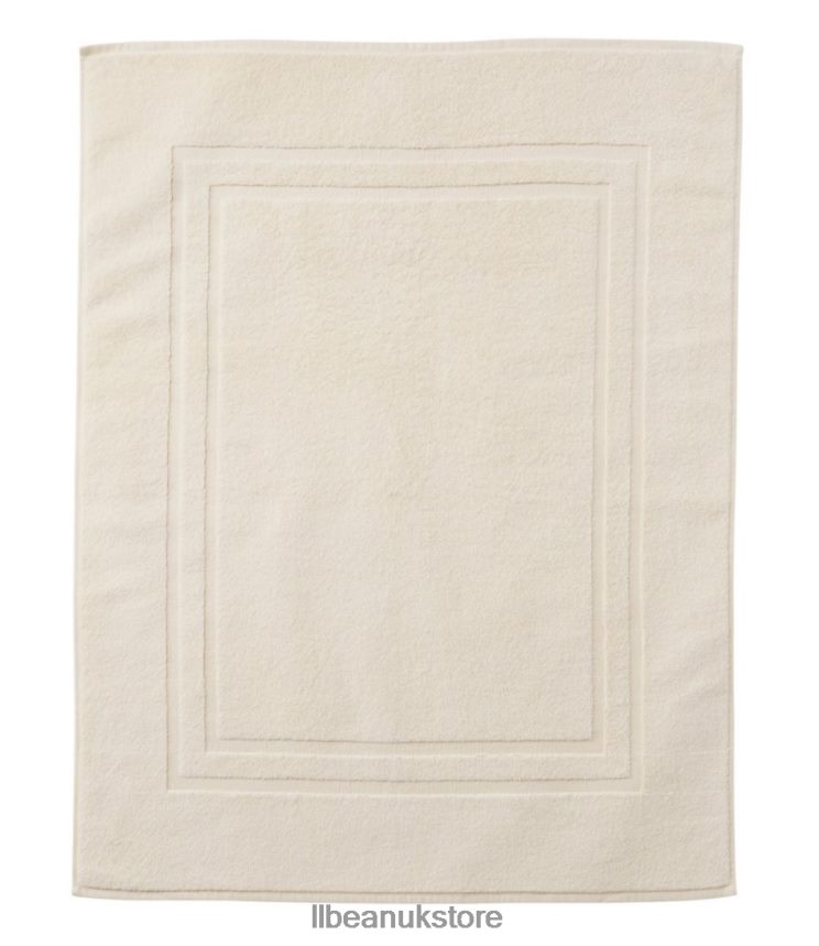 Bath L.L.Bean Organic Cotton Towel Bath Mat Cream Unisex 0VRR667132