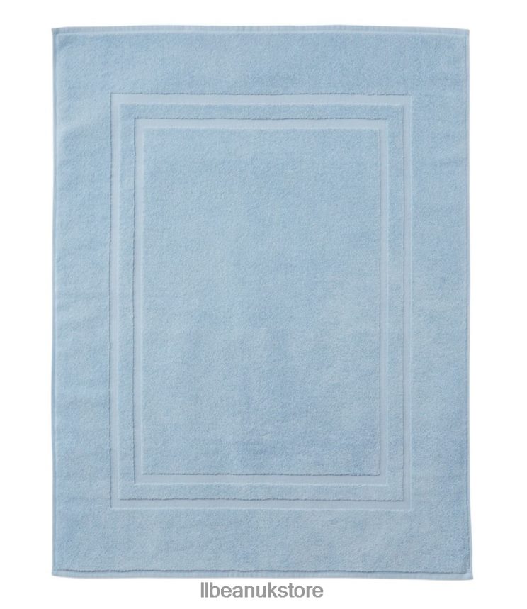Bath L.L.Bean Organic Cotton Towel Bath Mat Surf Blue Unisex 0VRR667255