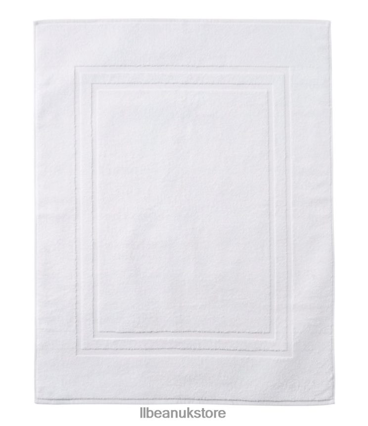 Bath L.L.Bean Organic Cotton Towel Bath Mat White Unisex 0VRR666806