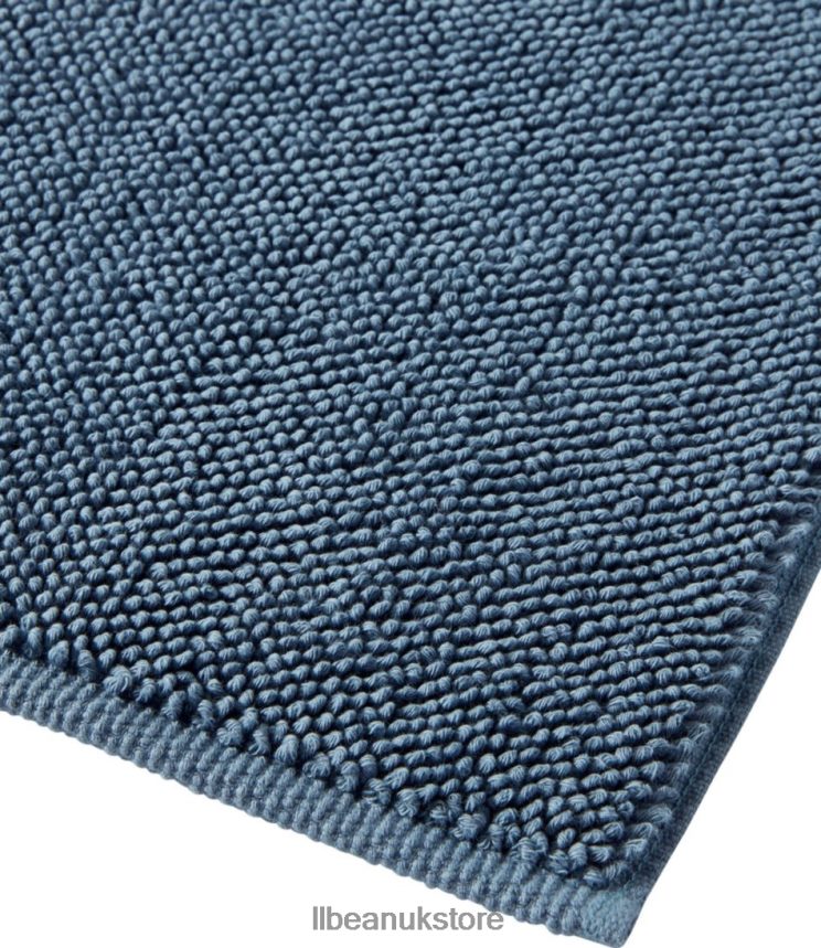 Bath L.L.Bean Organic Textured Cotton Bath Mat White Unisex 0VRR665577