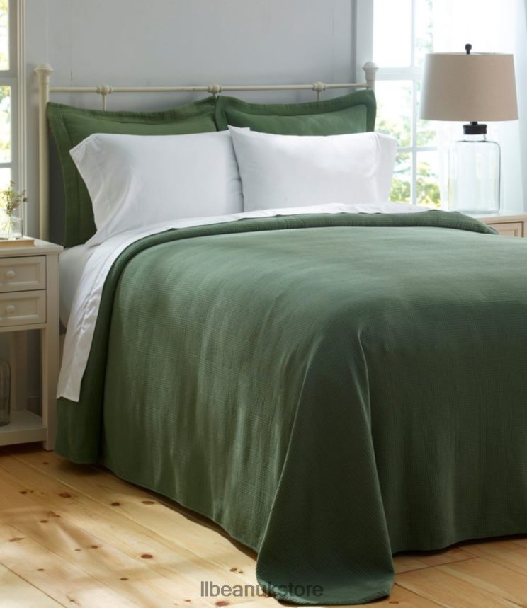 Bedding L.L.Bean Vintage Matelasse Bedspread Atlantic Blue Unisex 0VRR666262