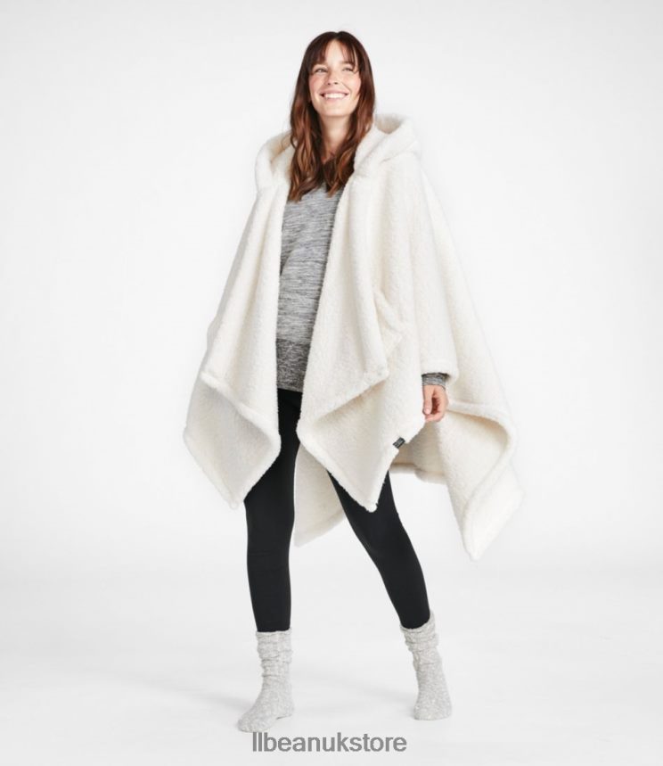 Bedding L.L.Bean Cozy Sherpa Wearable Throw Gray Unisex 0VRR666263