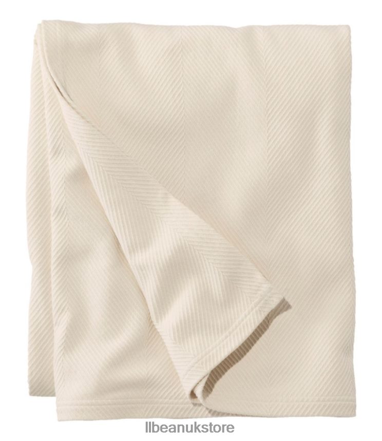 Bedding L.L.Bean Organic Cotton Blanket Natural Unisex 0VRR662584