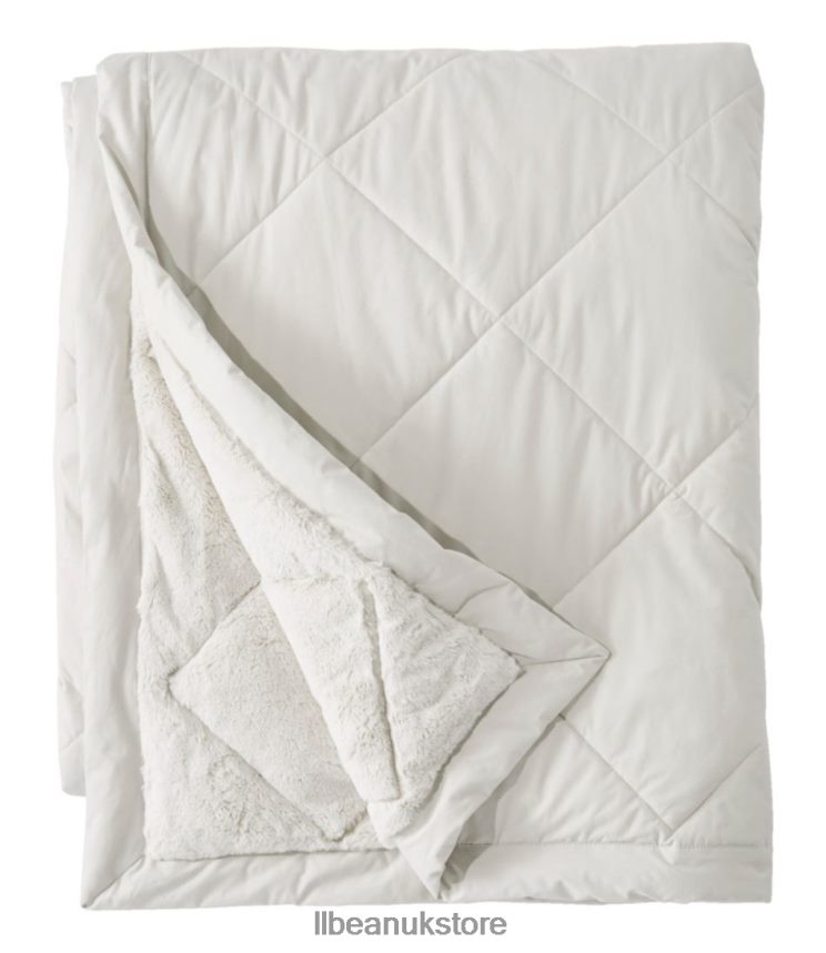 Bedding L.L.Bean Ultraplush Down Blanket Silver Moon Unisex 0VRR666373