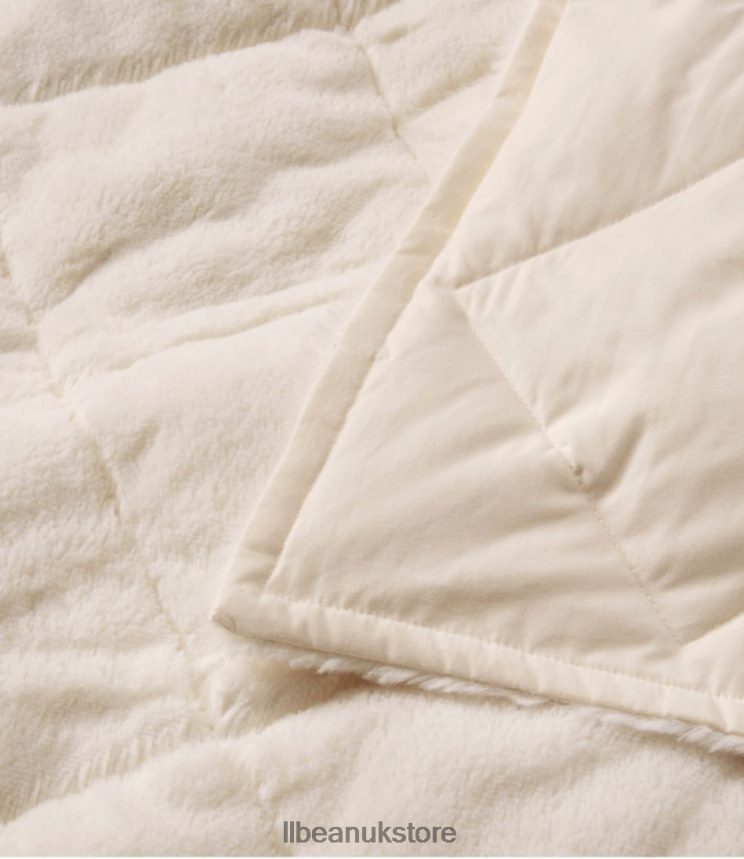Bedding L.L.Bean Ultraplush PrimaLoft Throw Silver Moon Unisex 0VRR666379
