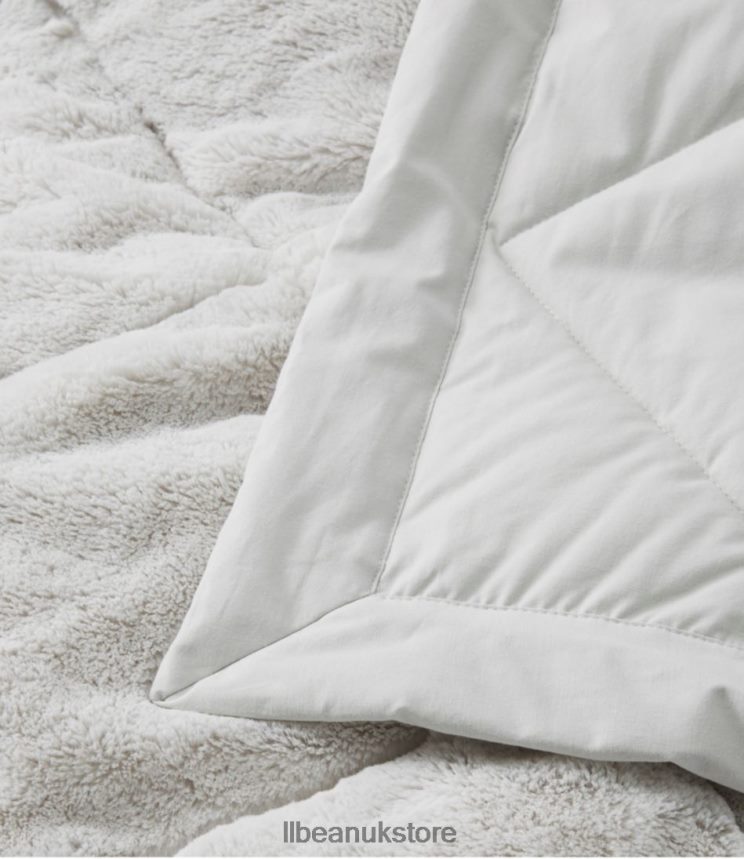 Bedding L.L.Bean Ultraplush Primaloft Blanket Silver Sage Unisex 0VRR662667