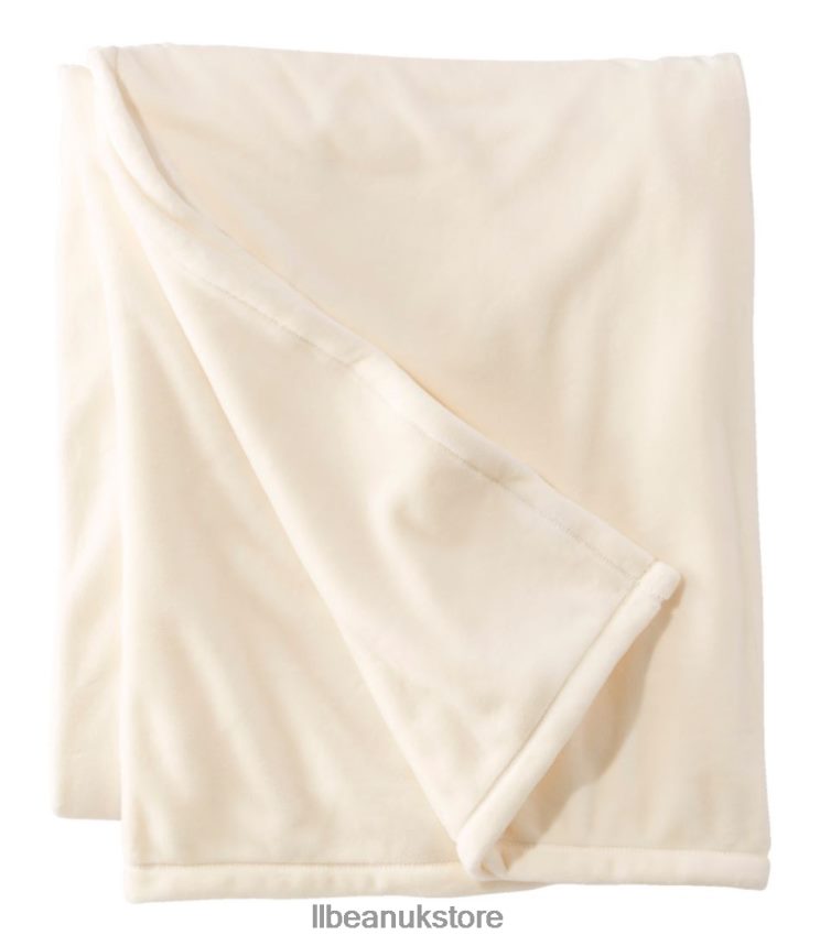 Bedding L.L.Bean Wicked Cozy Blanket Cream Unisex 0VRR666798