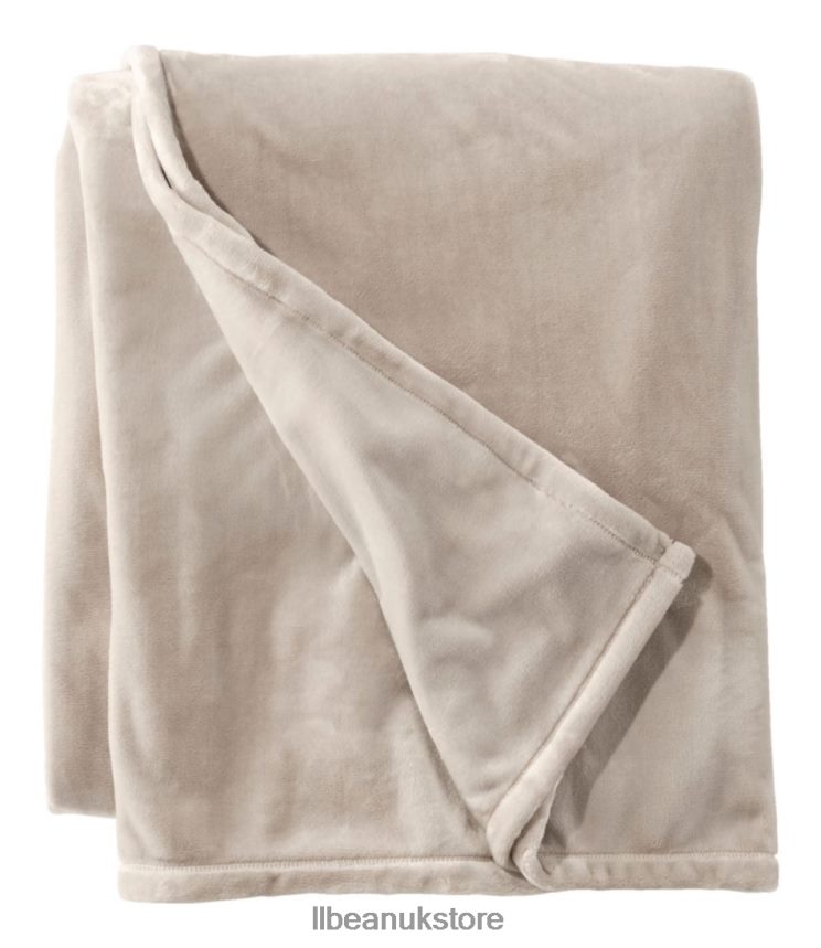 Bedding L.L.Bean Wicked Cozy Light Blanket Driftwood Unisex 0VRR662609