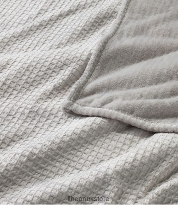 Bedding L.L.Bean Wicked Cozy Waffle Blanket Cream Unisex 0VRR665514