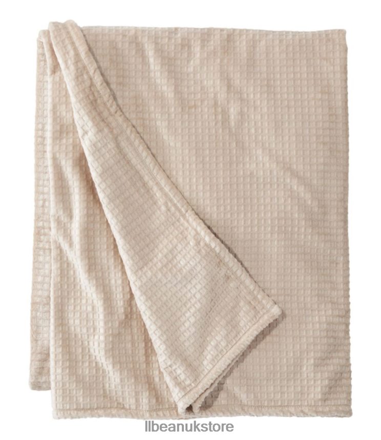 Bedding L.L.Bean Wicked Cozy Waffle Blanket Driftwood Unisex 0VRR662490