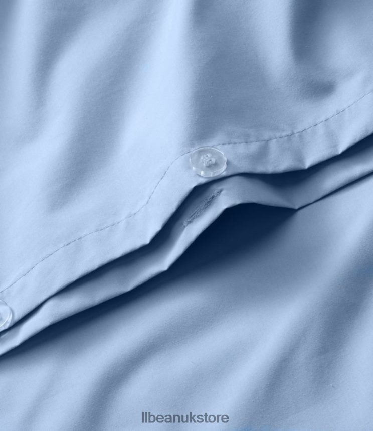 Bedding L.L.Bean 280-Thread-Count Pima Cotton Percale Comforter Cover Collection Pastel Mint Unisex 0VRR662495