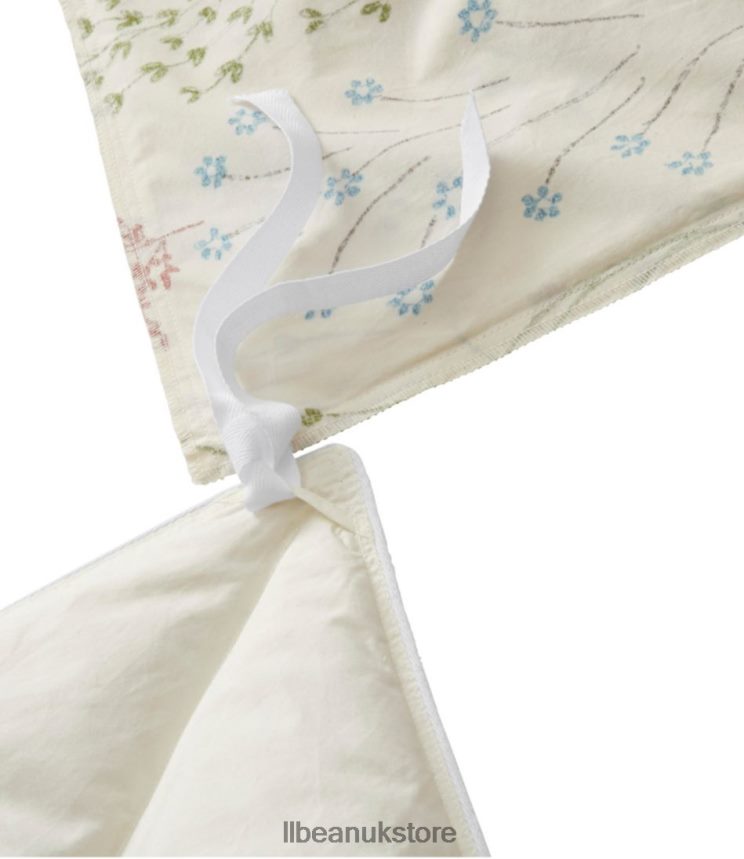 Bedding L.L.Bean Botanical Floral Percale Comforter Cover Collection Botanical Floral Blue Unisex 0VRR662485