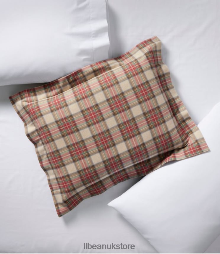 Bedding L.L.Bean Heritage Chamois Flannel Comforter Cover Collection Plaid Gray Heather Plaid Unisex 0VRR664508