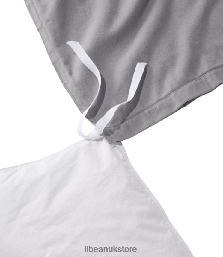 Bedding L.L.Bean Ultrasoft Comfort Flannel Comforter Cover White Unisex 0VRR666831