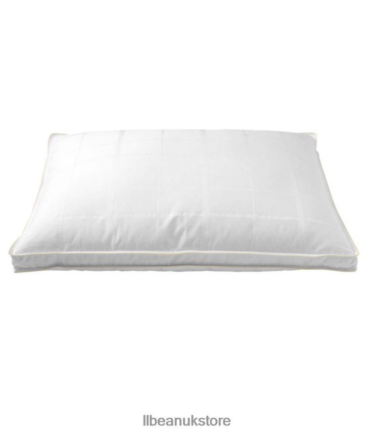 Bedding L.L.Bean 700-Fill-Power Sateen White Goose Down Pillow Natural Unisex 0VRR662638