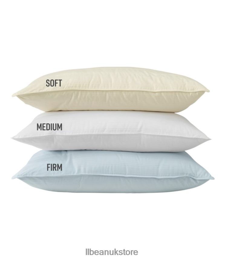 Bedding L.L.Bean Down Chamber Pillow Natural Unisex 0VRR662693