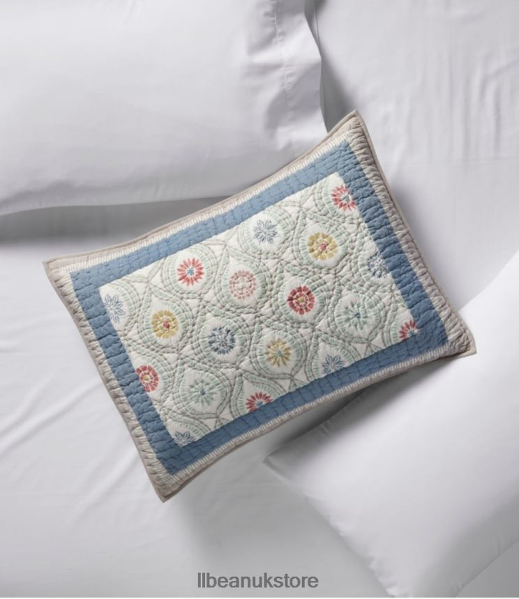 Bedding L.L.Bean Botanical Border Quilt Collection Multi Unisex 0VRR662472