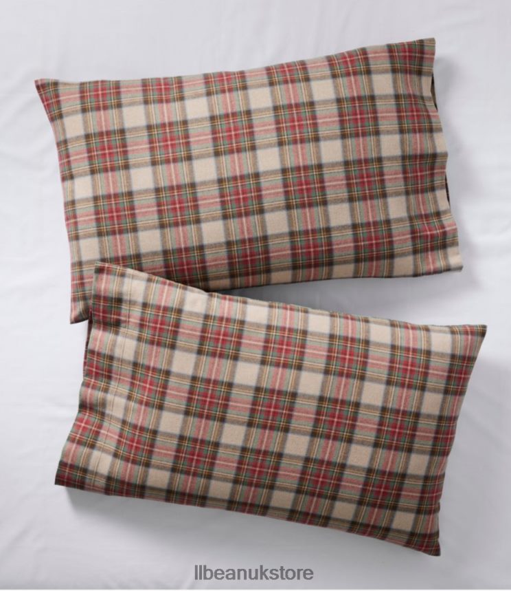 Bedding L.L.Bean Heritage Chamois Flannel Sheet Collection Plaid Antique Dress Stewart Unisex 0VRR665521