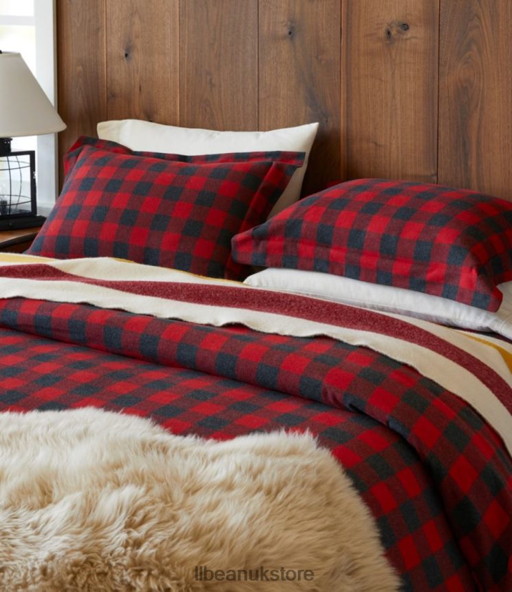 Bedding L.L.Bean Heritage Chamois Flannel Sheet Collection Plaid Antique Dress Stewart Unisex 0VRR665521