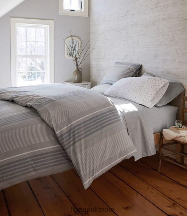 Bedding L.L.Bean Organic Cotton Percale Sheet Collection Cream Unisex 0VRR666832