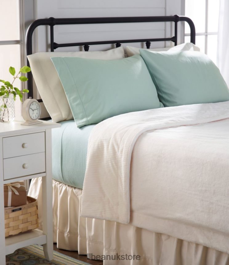 Bedding L.L.Bean Premium Supima Flannel Sheet Collection Bluegrass Unisex 0VRR666807
