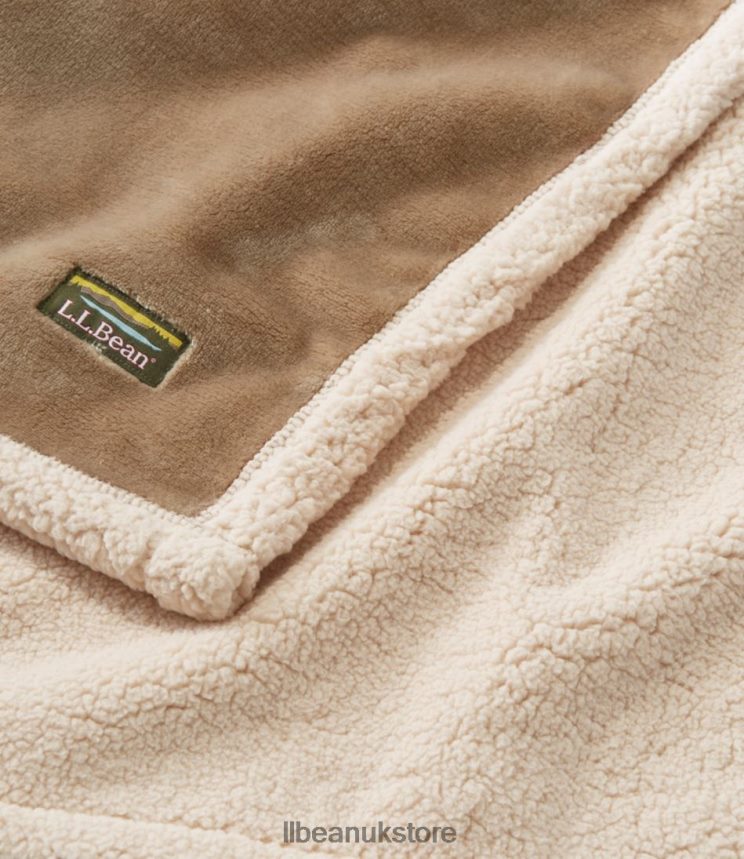 Home Goods L.L.Bean Fleece Dog Blanket Coastal Dune Unisex 0VRR661404