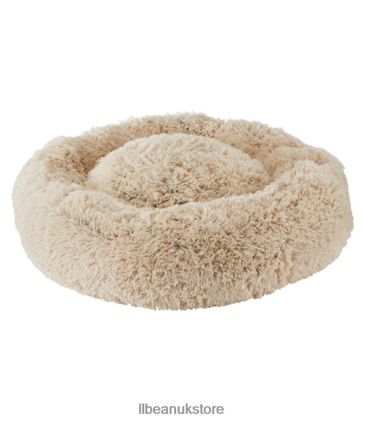 Home Goods L.L.Bean Plush Cuddler Dog Bed Khaki Unisex 0VRR661252