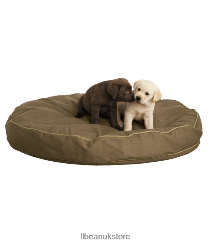 Home Goods L.L.Bean Premium Denim Dog Bed Set Burlap Unisex 0VRR661363