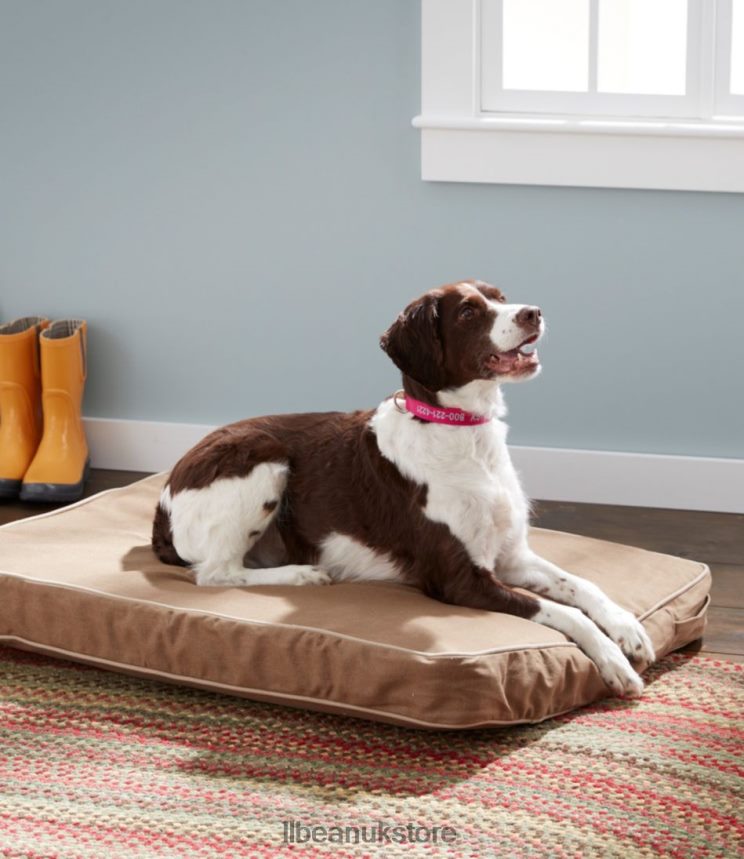 Home Goods L.L.Bean Premium Denim Dog Bed Set Rectangular Burlap Unisex 0VRR661330