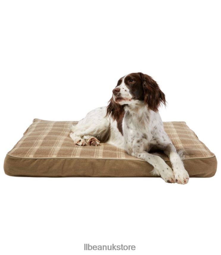 Home Goods L.L.Bean Premium Fleece Therapeutic Dog Bed Set Rectangular Burlap Unisex 0VRR661706