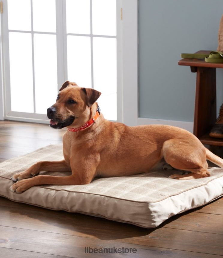 Home Goods L.L.Bean Premium Fleece Therapeutic Dog Bed Set Rectangular Vintage Indigo Unisex 0VRR664043